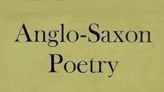 AngloSaxon Poetry [upl. by Raoul]