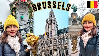 24 Hours in Brussels Belgium 🇧🇪 The Most MAGICAL Experience  Solo Trip To Europe [upl. by Annaeel156]