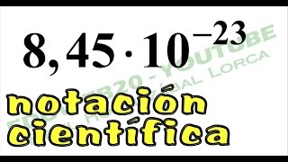 Primer año Notacion cientifica [upl. by Toney]