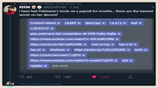 Pokimanes Discords Banned Words [upl. by Leonor]