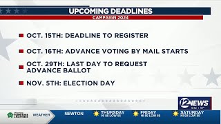 Voter registration deadline approaching what you need to know [upl. by Tongue99]