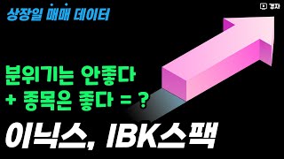 이닉스 IBK스팩 24호 상장일 매매 데이터 ㅣ 분위기는 안좋다 종목은 좋다 [upl. by Aisital709]