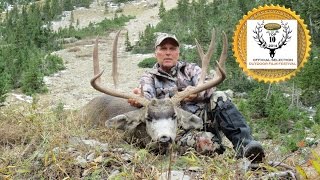 1235 yard longrange shot  Wyoming Mule Deer Hunt [upl. by Arlana]