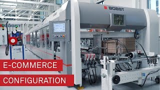 BOBST MASTERFOLD foldergluer  Configuration for ecommerce boxes [upl. by Xad]