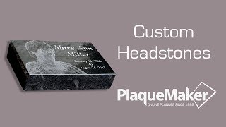 Custom Granite Headstone [upl. by Guadalupe]