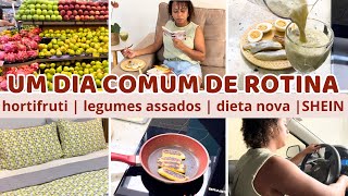 🥬🥕🥒FIZ HORTIFRUTI  ACHADOS NA SHEIN  NOVA DIETA E LEGUMES ASSADOS [upl. by Ladin499]