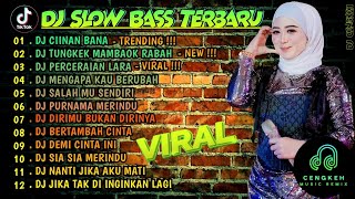 DJ SLOW FULL BASS TERBARU 2024 🌾DJ CIINAN BANA • DJ TUNGKEK MAMBAOK RABAH • VIRAL [upl. by Huang544]