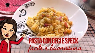 Pasta con ceci in scatola ricetta semplice e veloce [upl. by Leirda511]