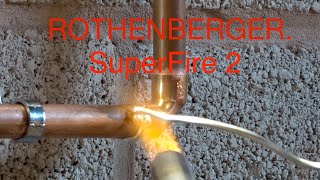 Rothenberger SuperFire 2 The Best Soldering Torch for plumbers [upl. by Naesad247]