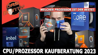 CPUProzessor Kaufberatung 2023  Die beste CPU für euren GamingPC  AMD vs Intel [upl. by Airakaz]