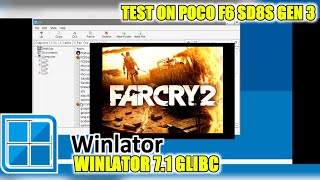 Winlator Glibc Test On POCO F6 Snapdargon 8S Gen 3 [upl. by Ecinev829]