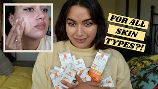 LA ROCHEPOSAY ANTHELIOS SHAKA FLUID REVIEW  FOR ACNE PRONE SKIN [upl. by Farnham836]