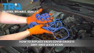 How To Replace Valve Cover Gaskets 19972003 Lexus ES300 [upl. by Wing311]