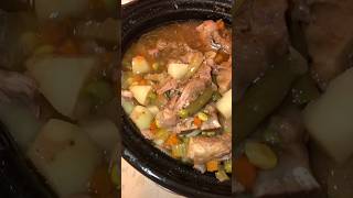 NECKBONE STEW😋 Crockpot Edition 🙌🏽 cooking crockpot recipe [upl. by Odrarebe]