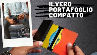 IL VERO INIMITABILE PORTAFOGLIO COMPATTO UOMO di SLim® [upl. by Akirehc]