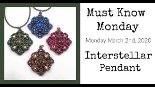 Interstellar Pendant Jewelry Making Off the Beaded Path [upl. by Kati]