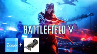 Nvidia Quadro T600  Battlefield 5 Gameplay [upl. by Ibrek720]