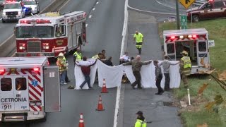 Auto Extrication on Rt 22 in Whitehall PA  103114 [upl. by Crowe]