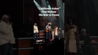 Post Malone Opry Debut quotCalifornia Soberquot The War and Treaty [upl. by Eitisahc951]