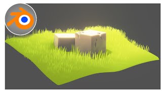 2024 UPDATE How to make stylized grass in blender [upl. by Audre317]