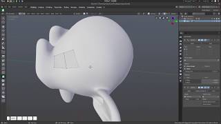 Using Poly Build Tool to Retopology in Blender 2 8 Tutorial [upl. by Pearline]