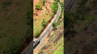 Trem filmado por drone locomotivas em Formiga shorts train railfanbrasil drone [upl. by Drhacir]