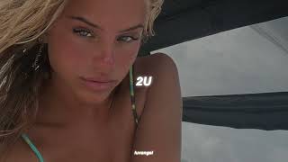 2U  david guetta x justin bieber  I want you to share that air with me  slowed and reverb [upl. by Muriah]