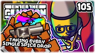 UNLOCKING FINISHED GUN amp EATING SPICE  Part 105  Lets Play Enter the Gungeon Beat the Gungeon [upl. by Korns]