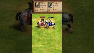 Guy Josselyne vs Joan of Arc AoE2 Shorts [upl. by Atteuqahc]