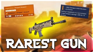 RAREST Weapon In The Game a 1 Perk Siegebreaker  Fortnite Save The World [upl. by Ahon]