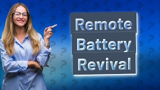 How do you revive a remote battery [upl. by Jala506]