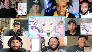 ReZero Season 3 Trailer 2 Reaction mashup [upl. by Dragelin]