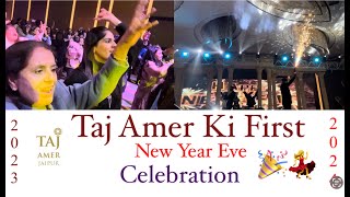 Taj Amer Jaipur new year eve Celebrations Taj AmerJaipur ki first New year Eve party [upl. by Lotti]