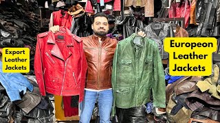 100 Original leather Jackets  Export Quality Leather Jackets  Russia and Europe leather jackets [upl. by The]