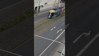 tram straßenbahn Tram Leipzig [upl. by Yemiaj614]