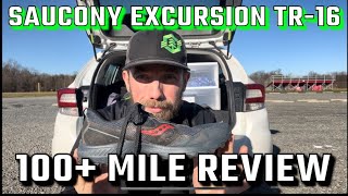 Saucony Excursion Trail Running Shoe 100 Mile Review [upl. by Carlile80]