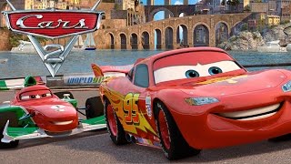 Cars 2 HD 15 Gameplay with Hook Mater Lightning McQueen Holley Luigi Guido Piston Cup [upl. by Giah]