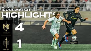 ATTACKERS vs DEFENDERS NEXON ICONS MATCH FULL MATCH HIGHLIGHTS SEEDORF PIRLO HENRY DROGBA [upl. by Airotnahs]