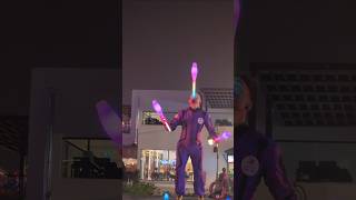 INSANE LED Juggling Skills 🔥 Clowns Carnival Performance You Cant Miss [upl. by Inoy933]