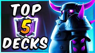 TOP 5 DECKS from the BEST PLAYERS IN THE WORLD 🏆 — Clash Royale August 2024 [upl. by Pegasus363]