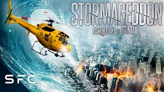 Stormageddon  Full Movie  Action SciFi Disaster  Earthquake Vs Tsunami [upl. by Raffaj]