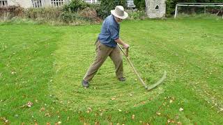 Autumn mowing lawns and meadows with a scythe [upl. by Elrae]