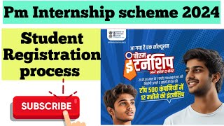 PM Internship scheme Registration process  how to do registration by students   full details [upl. by Ignatz]