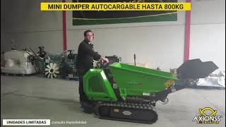 Minidumper autocargable y con basculante hasta 800kg [upl. by Margeaux]