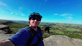 Epic Peak District Edges RoadGravelBridleway Ride [upl. by Esiuqram]