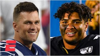 Bucs trade up and get Tom Brady a big tackle  2020 NFL Draft [upl. by Kremer985]