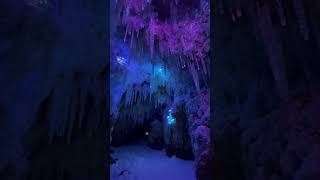 Snow Covered Crystal Cave beautifulnature travel snow crystal cave [upl. by Zailer]