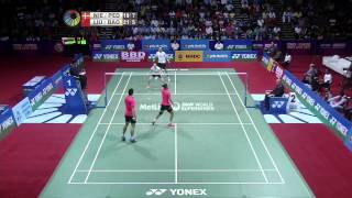 J F NielsenC Pedersen vs Liu ChengBao Yixin  XD F Match 2  YONEX Sunrise India Open 2015 [upl. by Casie]