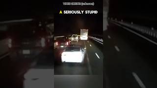 Instant Karma For Brake Checking a Semi Truck [upl. by Anirhtak]