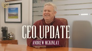 Quarterly CEO Update Andrew McKinlay [upl. by Attenod324]